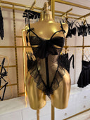 İsabel Transparan Dantel Babydoll – Cesur ve Zarif Özel Tasarım Gecelik