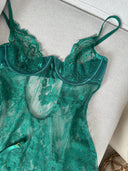 Lenora Transparan Dantel Babydoll – Zarif ve Romantik İç Giyim Tasarımı