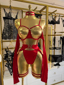 Diana Transparan Jartiyer Takımı – Zarif ve Çekici İç Giyim Seti