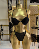 Dream Angels Siyah Destekli Sütyen Takımı – Zarif ve Şık Lingerie Set