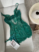 Lenora Transparan Dantel Babydoll – Zarif ve Romantik İç Giyim Tasarımı