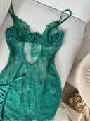 Lenora Transparan Dantel Babydoll – Zarif ve Romantik İç Giyim Tasarımı