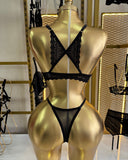 Dream Angels Siyah Destekli Sütyen Takımı – Zarif ve Şık Lingerie Set