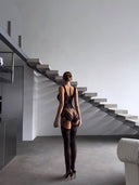 Transparan Vücut Çorabı – Şık ve Cesur Özel Tasarım (MM2010)