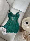 Lenora Transparan Dantel Babydoll – Zarif ve Romantik İç Giyim Tasarımı