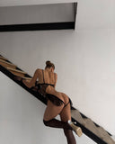 İsabel Transparan Dantel Babydoll – Cesur ve Zarif Özel Tasarım Gecelik