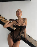 İsabel Transparan Dantel Babydoll – Cesur ve Zarif Özel Tasarım Gecelik