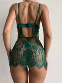 Lenora Transparan Dantel Babydoll – Zarif ve Romantik İç Giyim Tasarımı