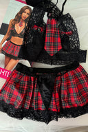 Yumuşak Esnek 3 Parça Liseli Kostüm – Ayarlanabilir & Gizli Paketleme