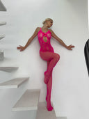 Transparan Vücut Çorabı – Şık ve Cesur Özel Tasarım